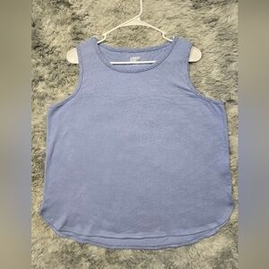 Lands' End Women's Soft Purple/Blue Tank Top